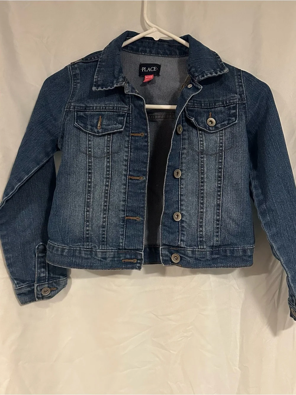 The Children's Place Dark Blue Denim Jacket for Kids